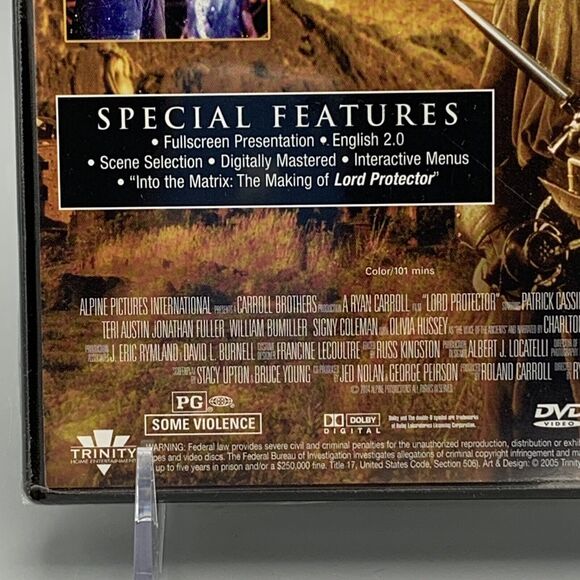 The Lord Protector DVD 2005 New Patrick Cassidy Ronald Hale Charlton Heston - Picture 5 of 7